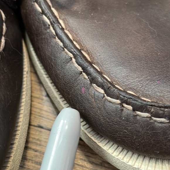 SPERRY TOP-SIDER mens boat shoes brown size 8.5 - Picture 5 of 6